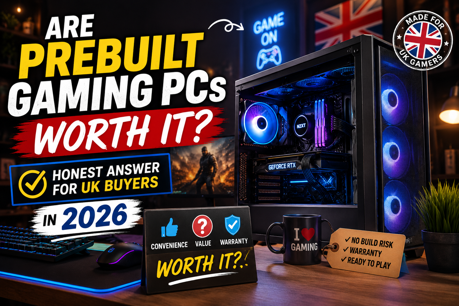 Are Prebuilt Gaming PCs Worth It? Honest Answer for UK Buyers in 2026