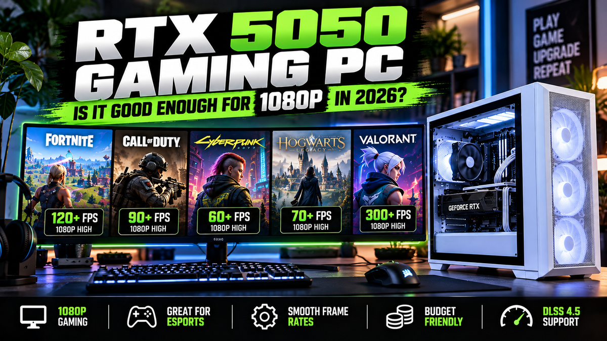 RTX 5050 Gaming PC: Is It Good Enough for 1080p in 2026?