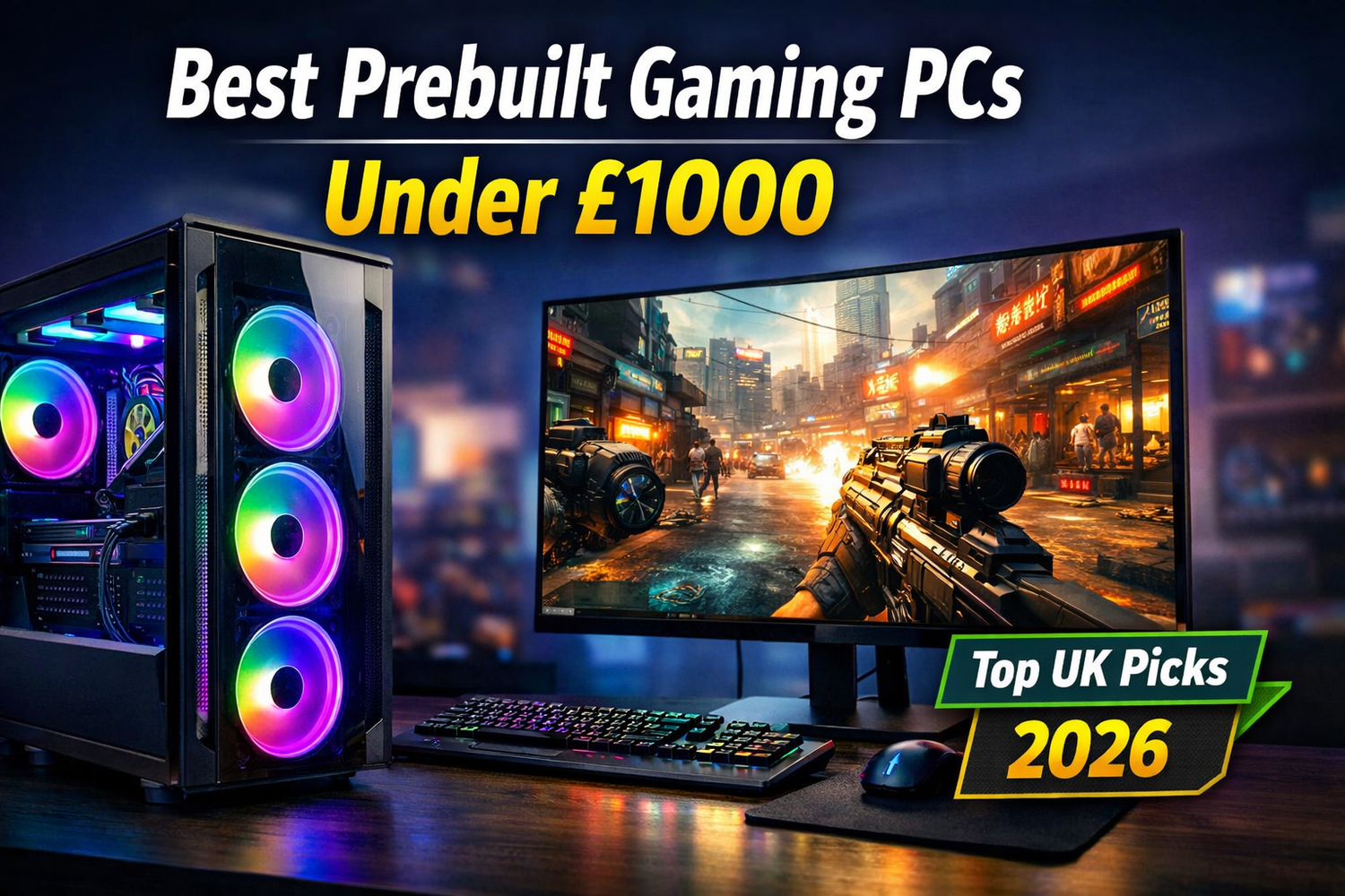 Best Prebuilt Gaming PC Under £1000 Right Now