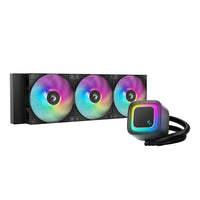 DeepCool LE360 V2 360mm Liquid CPU Cooler, Triple 120mm ARGB Fans, Anti-Leak Tech, Quiet High-Performance Pump, Compatible with Intel & AMD Sockets