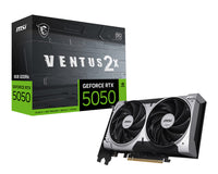 MSI GEFORCE RTX 5050 8G VENTUS 2X OC graphics card NVIDIA 8 GB GDDR6, DLSS 4.5