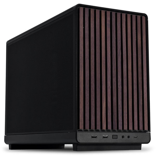 IONZ Gaming PC - Lian-Li A3 Wood Black, Ryzen 7 9800X3D, GeForce RTX 5070 Ti, 32GB RAM, 1TB SSD, 240mm AIO, Windows 11, 850W 80+ PSU, Black