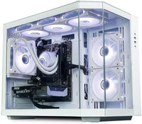 IONZ Gaming PC Desktop | Intel i5-12400F | GeForce RTX 5070 | 16GB RAM | 1Tb NVME SSD | 120 AIOmm | 650W 80+ PSU | Windows 11 | WiFi - Apex- White