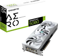 Gigabyte GeForce RTX 5080 AERO OC SFF 16G Graphics Card - 16GB GDDR7, 256bit, PCI-E 5.0, 2730MHz Core Clock, 3 x DisplayPort, 1 x HDMI, GV-N5080AERO OC-16GD