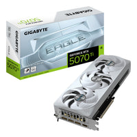 GIGABYTE GeForce RTX 5070 Ti EAGLE OC ICE SFF 16G Graphics Card - 16GB GDDR7, 256bit, PCI-E 5.0, 2542 MHz Core Clock, 3 x DP 2.1a, 1 x HDMI 2.1b, DLSS 4.5, GV-N507TEAGLEOC ICE-16GD