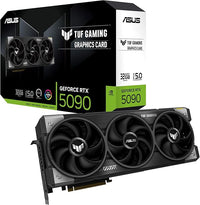 Asus TUF GAMING RTX5090, PCIe5, 32GB DDR7, 2 HDMI, 3 DP, 2437MHz Clock, RGB Lighting