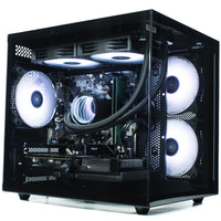 IONZ Gaming PC - Desktop Computer, Ryzen 5 5600X, NVIDIA RTX 5060, 16GB RAM, 1TB NVMe SSD, Windows 11, 500W 80+ PSU, WiFi, Black -  KZ900