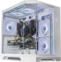 IONZ Gaming PC Desktop | Intel i5-12400F | GeForce RTX 5070 | 16GB RAM | 1Tb NVME SSD | 650W 80+ PSU | Windows 11 | WiFi - Apex Mini- White