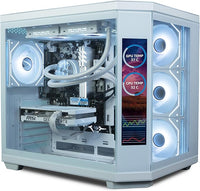 IONZ Gaming PC Desktop, Intel i5-12400F, GeForce RTX 5070, 16 GB RAM, 1TB NVME SSD, 120 AIO mm, 650W 80+ PSU, Windows 11, WiFi - Apex Vision- White