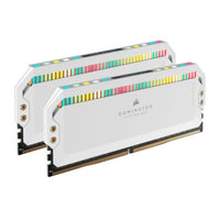 Corsair Dominator Platinum RGB 32GB Kit (2 x 16GB), DDR5, 5600MHz, CL36, 1.25V, XMP 3.0, PMIC, White, DIMM Memory, White