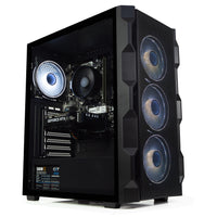 IONZ Gaming PC - Desktop Computer, Ryzen 5 5600X, NVIDIA RTX 5060, 16GB RAM, 1TB NVMe SSD, Windows 11, 500W 80+ PSU, WiFi, Black -  N30