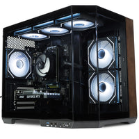 IONZ Gaming PC, AMD Ryzen 5 5500, RTX 5050 8GB Graphics Card, 16GB RAM, 1TB SSD, Windows 11, 500W PSU, Apex Ember - Black