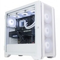 IONZ Gaming Desktop PC, Ryzen 7 9800X3D, Nvidia RTX 5070 12GB OC, 16GB DDR5 RAM, 1TB NVMe SSD, 240MM AIO, Windows 11, 850W 80+ PSU - GE-336F White