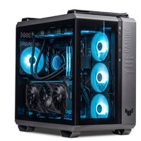 IONZ Gaming Desktop PC - ASUS GT502 HORIZON BLACK, Ryzen 7 9800X3D, GeForce RTX 5090, 32GB DDR5 RAM, 2TB NVMe SSD, Windows 11, 1000W 80+ PSU, Black