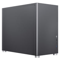 IONZ KZ-30MB Silent Mini PC Computer Office Case, Micro ATX, Front I/O Type-C, EPDM Sound Dampening Padding, Ultra Quiet - Black
