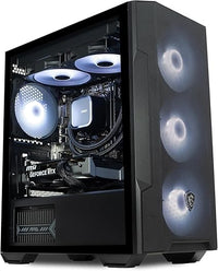 ionz Gaming PC - MSI PBM Ryzen 7 5800X, Nvidia RTX 5070 2X OC 12GB, 32GB RAM, 1TB NVMe SSD, 240mm AIO, 650W 80+ PSU, WiFi, Windows 11, MSI M100R Forge, Black