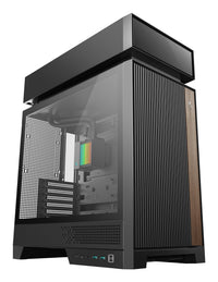 DeepCool CL6600 ARGB Modular Split-Chamber Mid-Tower ATX Case, Tempered Glass Panels,  Pre-installed 360mm ARGB Liquid Cooler, 2 x FL12R  SE ARGB Fans, USB 3.0, Mini-ITX/Mico-ATX/ATX, Black