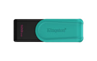 Kingston Technology DataTraveler 128GB Portable USB 3.2 Gen 1 Exodia S (Black/Turquoise)