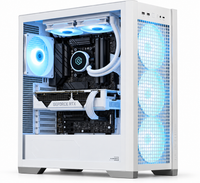 IONZ Gaming Desktop PC - ASUS TUF GT302 ARGB WHITE, Ryzen 5 5800X, GeForce RTX 5060 Ti, 16GB DDR4 RAM, 1TB NVMe SSD, Windows 11, 600W 80+ PSU, White