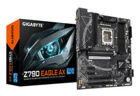 GIGABYTE Z790 EAGLE AX Motherboard - Supports Intel Core 14th Gen CPUs, 12+1+ÃÂ¯ÃÂ¼Ã¢â¬ËPhases Digital VRM, up to 7600MHz DDR5 (OC), 3xPCIe 4.0 M.2, Wi-Fi 6E, 2.5GbE LAN, USB 3.2 Gen 2