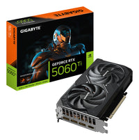 GIGABYTE GeForce RTX 5060 Ti WINDFORCE MAX OC 8G Graphics Card - 8GB GDDR7, 128bit, PCI-E 5.0, 2587MHz Core Clock, 3 x DP, 1 x HDMI, DLSS 4.5, GV-N506TWF2MAX OC-8GD